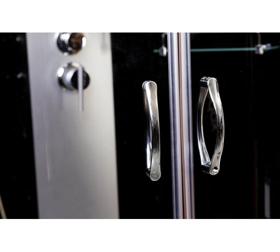 Душевая кабина NIAGARA NG-2510-14LBKT, 1200x800x2100-2400 мм, высокий поддон 40 см, стекло тонированное, 4 места 25101434LBKT