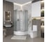 Душевая кабина NIAGARA NG-3301-14BKTG, 900x900x2100-2400 мм, средний поддон 26 см, стекло матовое, 4 места 33011424BKTG 8