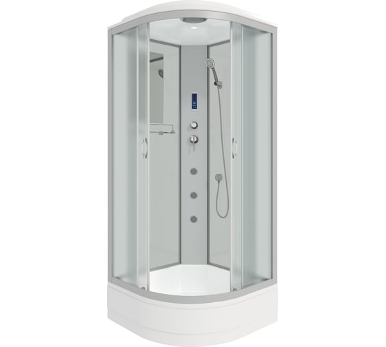 Душевая кабина NIAGARA NG-3301-14F, 900x900x2150 мм, средний поддон 26 см, стекло матовое, 4 места 33011424F 1
