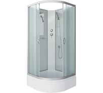 Душевая кабина NIAGARA NG-3301-14BK, 900x900x2000 мм, средний поддон 26 см, стекло матовое, 4 места 33011424BK