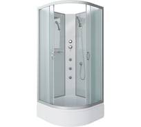 Душевая кабина NIAGARA NG-3302-14BKG, 1000x1000x2000 мм, средний поддон 26 см, стекло матовое, 4 места 33021424BKG