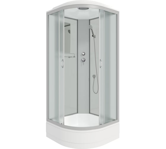 Душевая кабина NIAGARA NG-3302-14, 1000x1000x2150 мм, поддон 26 см, стекло матовое, 4 места 33021424