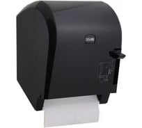 Диспенсер для полотенец в рулонах VIALLI K8B с ручным обрезанием бумаги, черный 12343