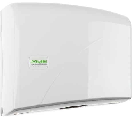 Диспенсер для бумажных полотенец Vialli Z сложения белый на 200 шт K1