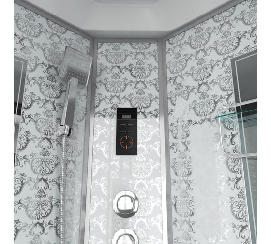 Душевая кабина NIAGARA NG-, 900x900x2150 мм, высокий поддон, стенки белые, 4 места 7790W