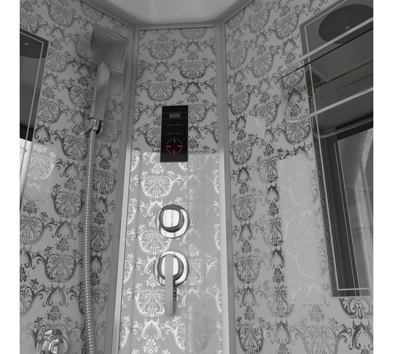 Душевая кабина NIAGARA NG-, 900x900x2150 мм, низкий поддон, стенки белые, 4 места 7715W