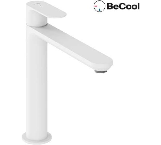 Смеситель для умывальника RAVAK BeCool без донного клапана, 220 мм, белый вельвет EL 014.11WV X070415