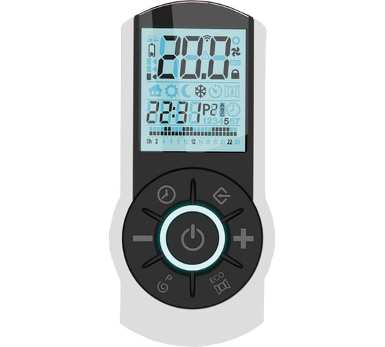 Электрический полотенцесушитель LUXRAD SCALA NEW 1230х500, с терморегулятором SELMO SMART Program 064421