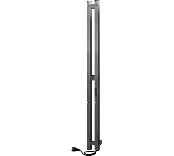 Электрический полотенцесушитель INDIGO Style PRO (electro) 120/10, скрытый монтаж, униерсальное подключение R/L, Graphite Metallic LSPRE120-10GFMRt