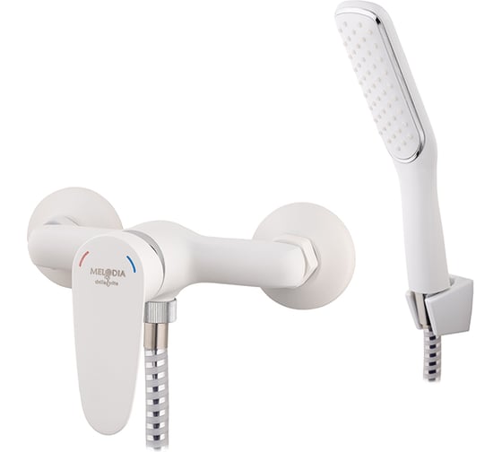 Смеситель душ MELODIA Moderno картридж д.35мм, с аксессуарами MDV35150wt 13551