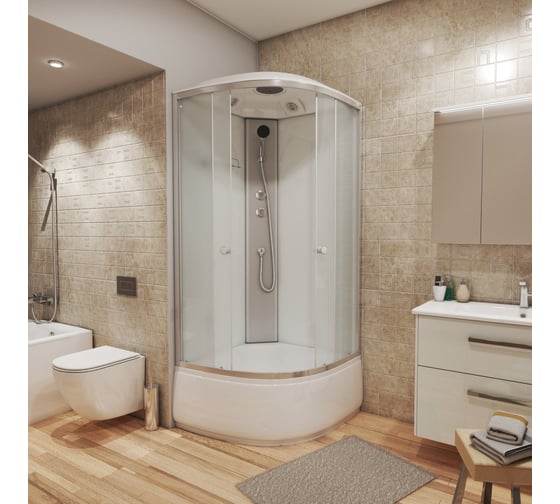 Душевая кабина NIAGARA Eco 800x800x2150 мм, 4 места E80/40/MT