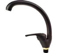 Смеситель боковой-уточка stOMEGA черный, картридж 40 мм 3302у-2ЧЕР