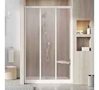 Душевая дверь RAVAK ASDP3-130 198 белый+Grape 00VJ01R2ZG