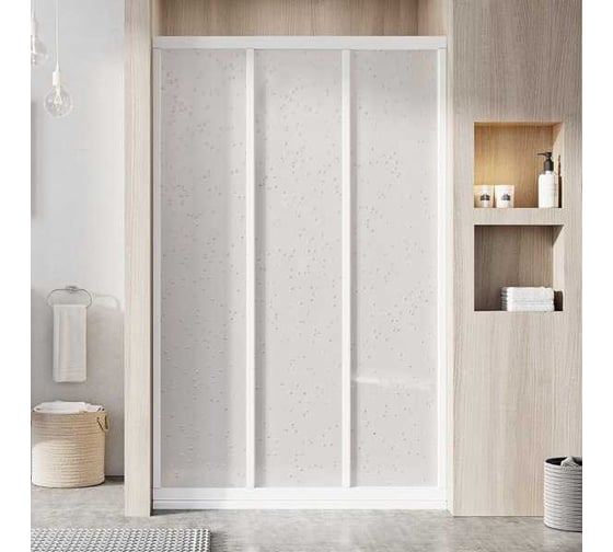 Душевая дверь RAVAK ASDP3-110 198 белый+Pearl 00VD01R211 1