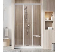 Душевая дверь RAVAK ASDP3-110 198 сатин+Transparent 00VD0UR2Z1