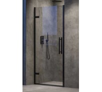 Душевая дверь RAVAK COSD1-80 черный + Транспарент X0VV40300Z1