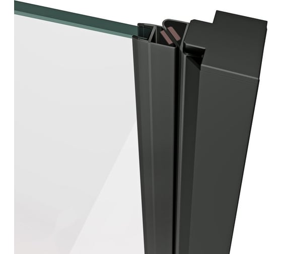 Душевая дверь RAVAK COSD1-90 черный + Транспарент X0VV70300Z1