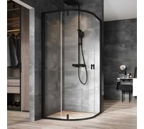 Душевой уголок RAVAK NSKK3-100 черный + Transparent 3O6AA300Z1