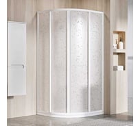 Душевой уголок RAVAK SKCP4-90 195 белый+Pearl 3117O10211