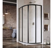 Душевой уголок RAVAK SKCP4-90 195 черный+Transparent 3117O302Z1