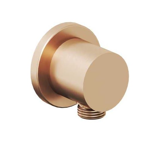 Настенный отвод для душа RAVAK 701.61RGB розовое золото X07P709