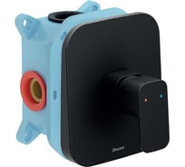 Смеситель настенный без переключателя RAVAK TD F 066.20 для R-box черный X070159