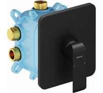 Смеситель настенный без переключателя RAVAK FL 066.20 для R-box черный X070180