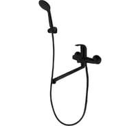 Смеситель для ванны Bravat c длинным изливом с аксессуарами Fit F6135188BM-LB-RUS 00-00257447