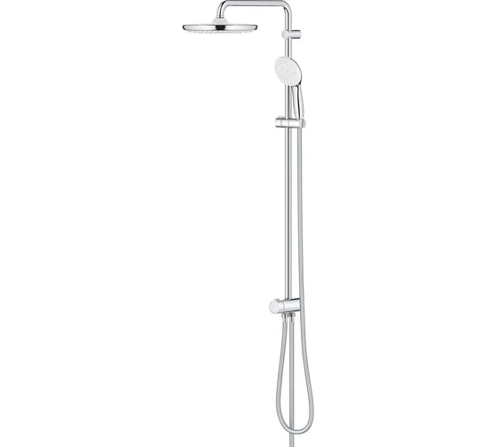 Душевая система наружного монтажа GROHE Tempesta System 250 flex, круглая, макс расход (при 3 бар) 7.9 л/мин, хром (замена арт. 26675000) 26675001 00000139198