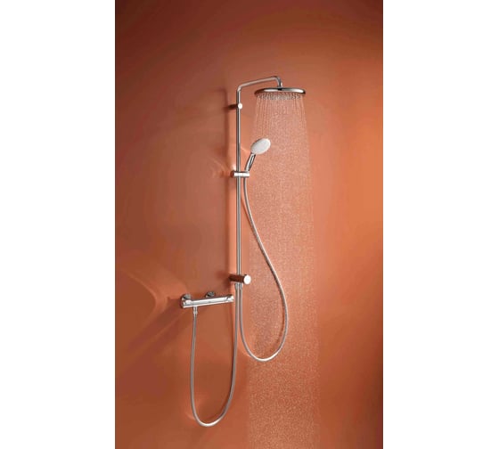 Душевая система наружного монтажа GROHE Tempesta System 250 flex, круглая, макс расход (при 3 бар) 7.9 л/мин, хром (замена арт. 26675000) 26675001 00000139198