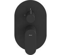 Смеситель скрытого монтажа RAVAK EL 065.20BLM.O2 черный матовый (2 вывода) + нужен RB 07E.50 (X070234) X070301