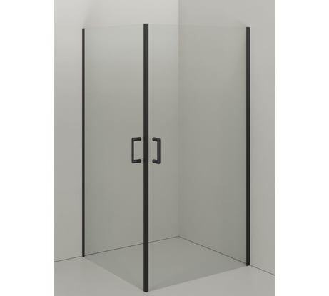 Душевой уголок из распашных универсальных дверей Orange черный E04-100tb