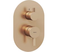 Смеситель скрытого монтажа RAVAK EL 065.60RGB.O2 розовое золото (2 вывода) + нужен RB 07E.50 (X070234) X070375