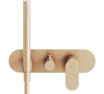 Смеситель скрытого монтажа RAVAK EL 065.60RGB.O2+S розовое золото (2 вывода) + нужен RB07D.50 (X070233) X070374