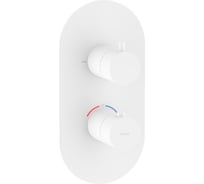 Смеситель скрытого монтажа RAVAK ES 063.10WV.O2 белый вельвет (2 вывода) + нужен RB 07C.50 (X070232) X070249