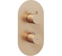 Смеситель скрытого монтажа RAVAK ES 063.60RGB.O2 розовое золото (2 вывода) + нужен RB 07C.50 (X070232) X070360