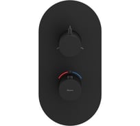 Смеситель скрытого монтажа RAVAK ES 067.20BLM.O3 черный матовый (3 вывода) + нужен RB07C.50 (X070232) X070289