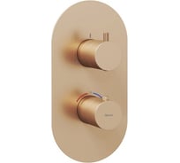 Смеситель скрытого монтажа RAVAK ES 067.60RGB.O3 розовое золото (3 вывода) + нужен RB07C.50 (X070232) X070363