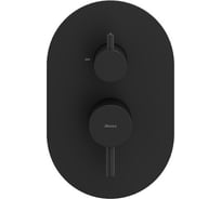 Смеситель скрытого монтажа RAVAK ES 065.20BLM.O2 черный матовый (2 вывода) + нужен RB 07E.50 (X070234) X070288