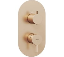 Смеситель скрытого монтажа RAVAK ES 068.60RGB.O3 РОЗОВОЕ ЗОЛОТО (3 вывода) + нужен RB07F.50 (X070235) X070357