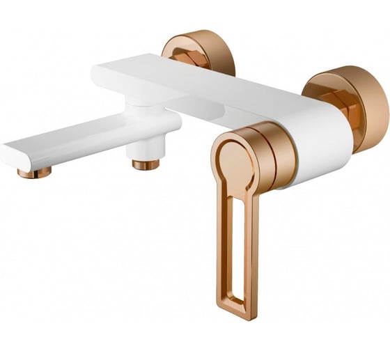 Однорычажный смеситель для ванны I-Tech DORADO 20 белый/золото I 06 151