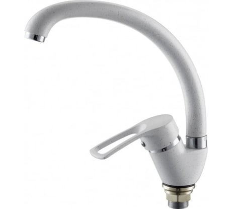 Однорычажный смеситель для кухни I-Tech GRUS 40 белый, гайка I 06 192