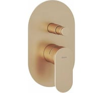 Смеситель скрытого монтажа RAVAK с переключателем EL 061.60RGB.O2 розовое золото (2 вывода) X070372