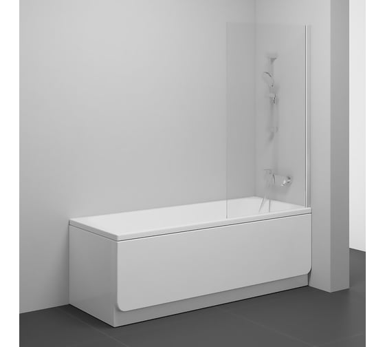 Шторка на ванну RAVAK NVS1-80 блестящий + Transparent 7O840C00Z1 1