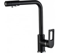 Смеситель для кухни I-Tech NORMA 41 однорычажный, с подключением к фильтру, чёрный, гайка I 06 178