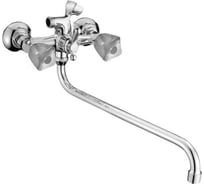 Смеситель для ванны I-Tech ЭКОНОМ 202 двухвентильный излив, 30 см I 06 074