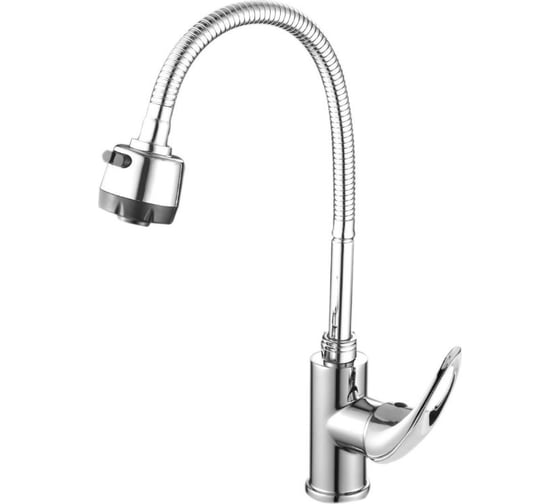 Смеситель для кухни I-Tech LIBRA 40 однорычажный, гибкий излив, гайка I 06 126 1