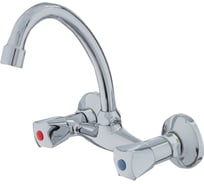 Смеситель для кухни I-Tech ЭКОНОМ 405 двухвентильный, настенный I 06 083