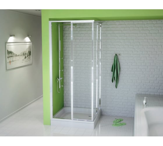 Поддон BLB стальной, 90x90x16 см, квадратный CF90 00017451