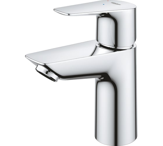 Смеситель для раковины GROHE BauEdge без донного клапана, S-Size, хром 24193001